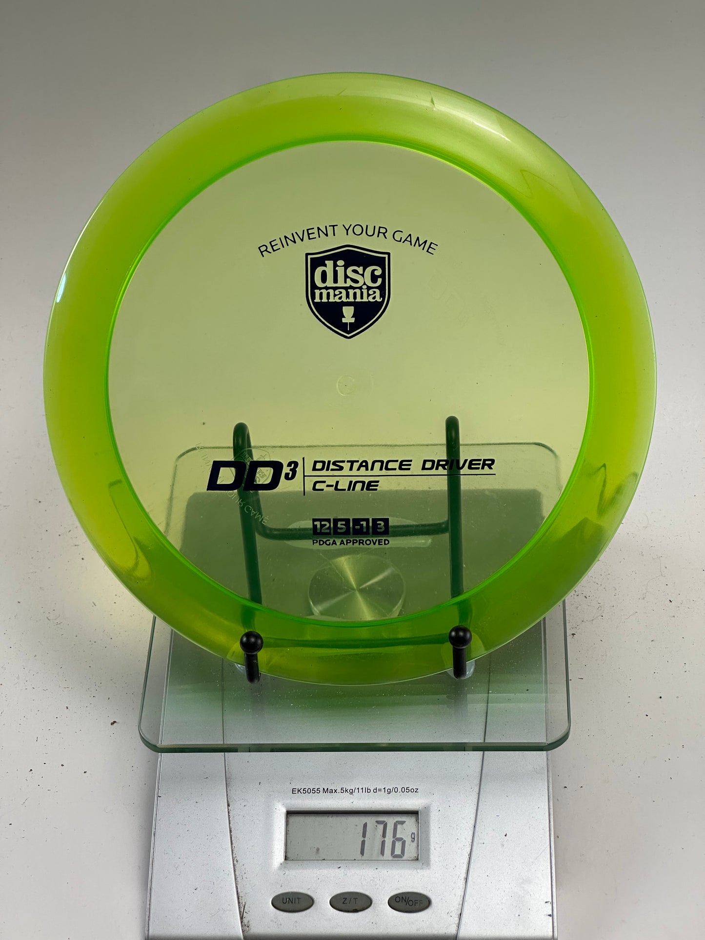 Discmania C-Line DD3 Distance Driver (Translucent Yellow-Green) 176g