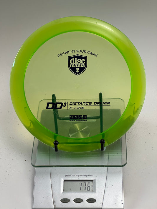 Discmania C-Line DD3 Distance Driver (Translucent Yellow-Green) 176g