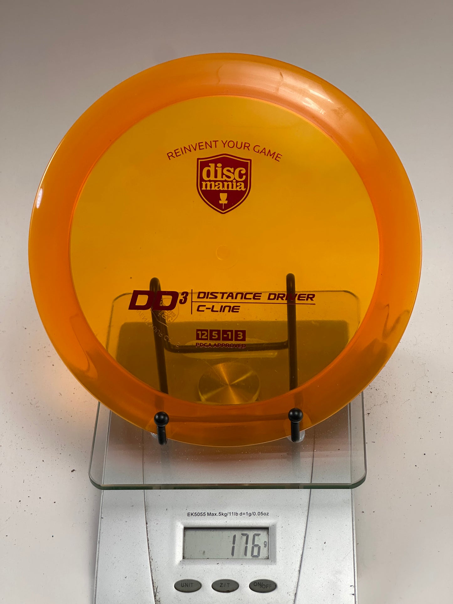 Discmania C-Line DD3 Translucent Orange Distance Driver