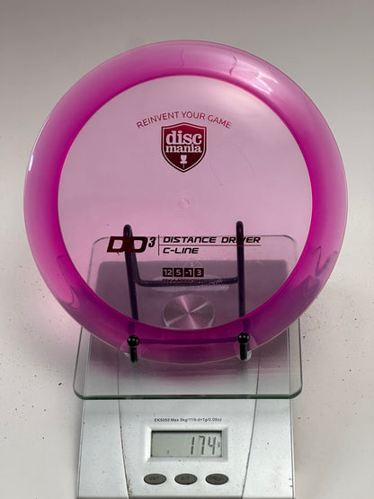 Discmania DD3 C-Line Distance Driver (Translucent Pink)