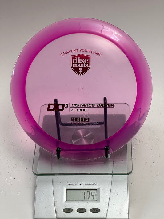 Discmania DD3 C-Line Distance Driver (Translucent Pink)