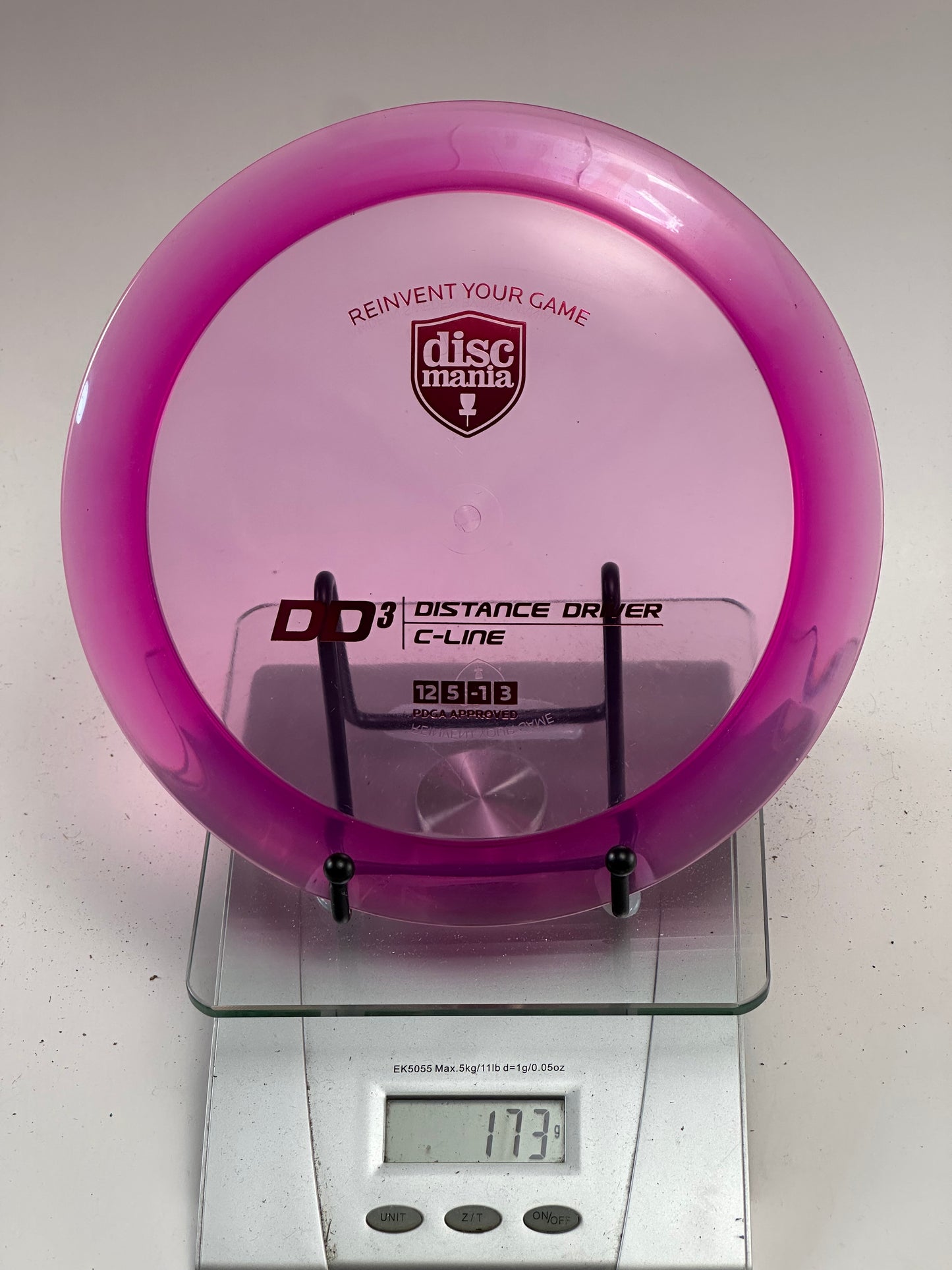 Discmania DD3 C-Line Distance Driver (Translucent Pink)