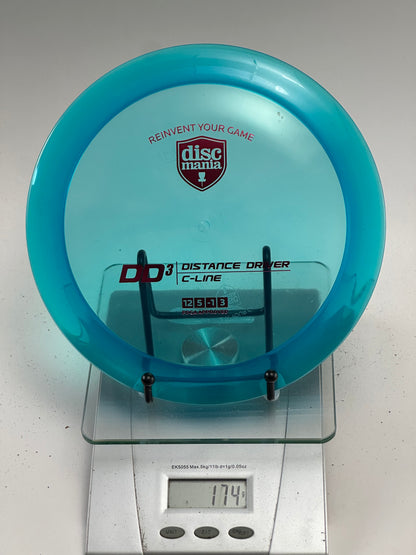 Discmania C-Line DD3 Distance Driver (Translucent Light Blue)