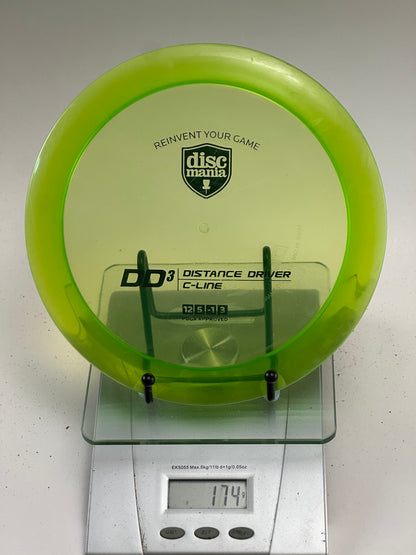 Discmania DD3 C-Line Distance Driver (Transparent Green)