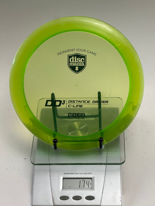 Discmania DD3 C-Line Distance Driver (Transparent Green)