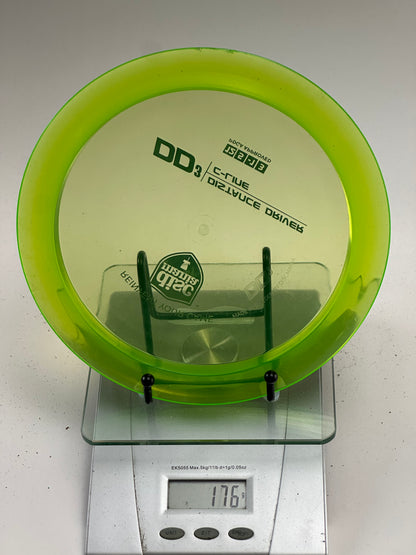 Discmania DD3 C-Line Distance Driver (Transparent Yellow-Green)