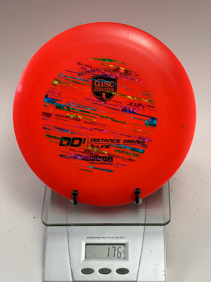 Discmania DD1 S-Line X-Out Distance Driver (176g, Red)