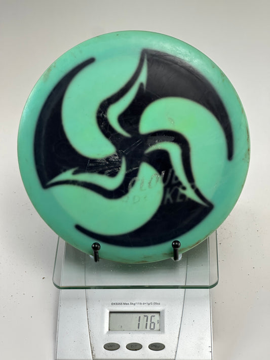 Discmania C-Line DD3 Distance Driver (Custom Dye, Green/Black Swirl)
