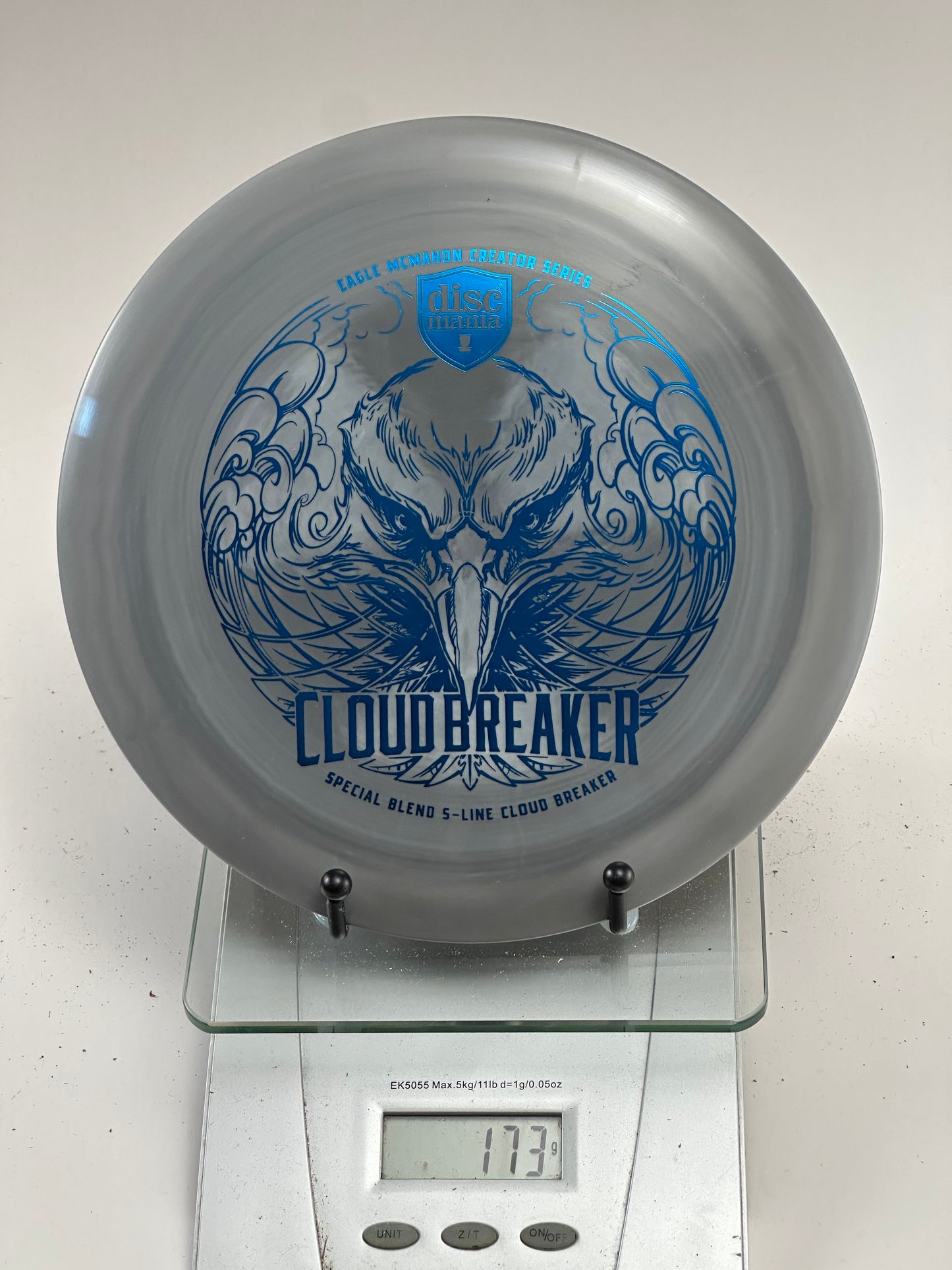 Discmania DD3 Cloud Breaker Special Blend S-Line (Eagle McMahon) Gray/Blue
