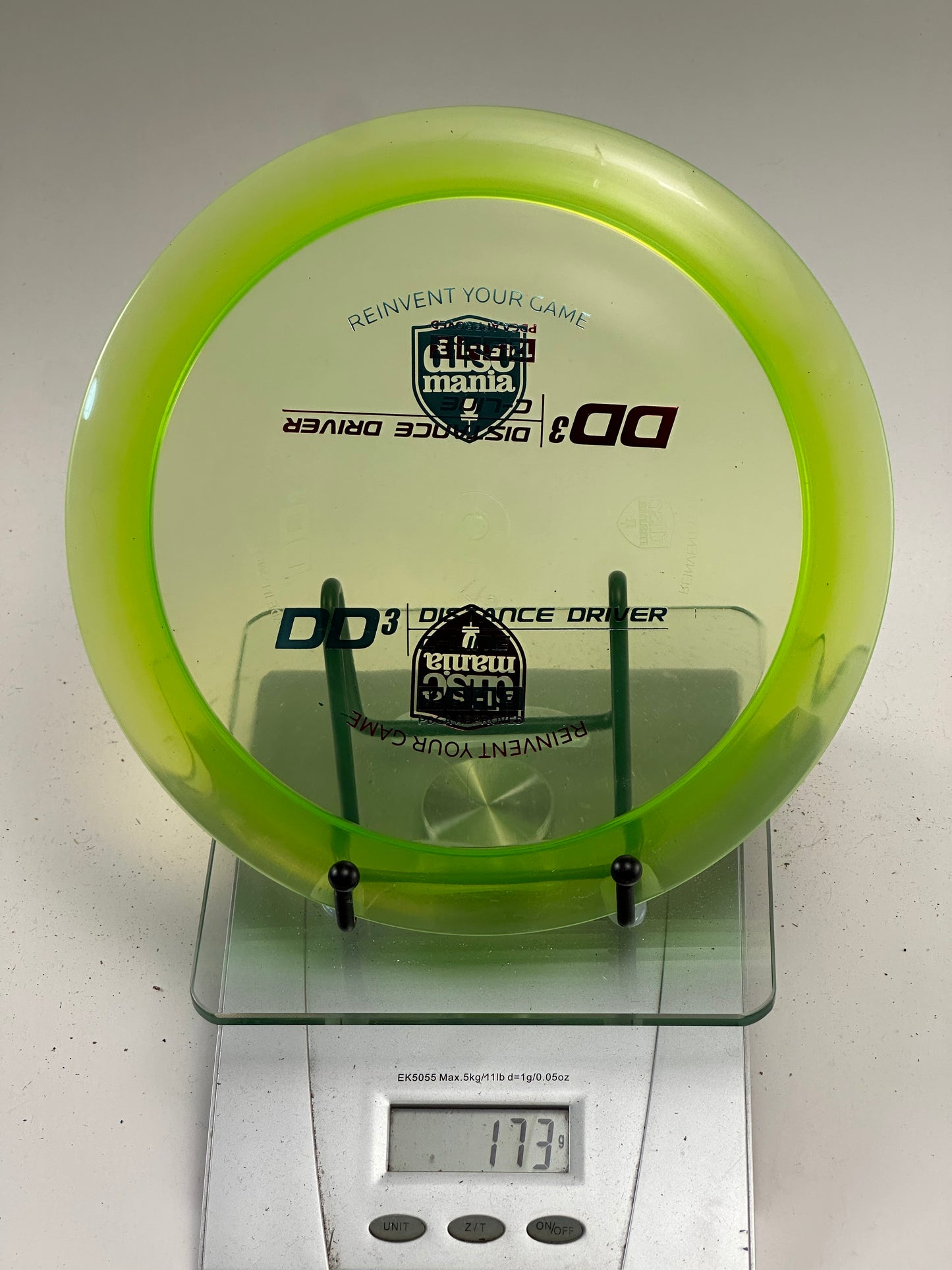 Discmania C-Line DD3 Distance Driver – Transparent Green