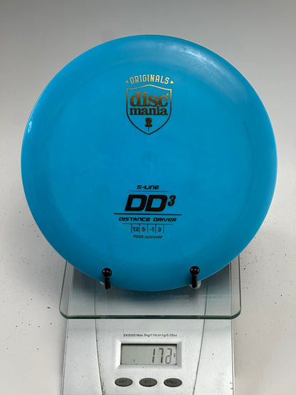 Discmania DD3 S-Line Distance Driver (Blue, Originals Shield Stamp)