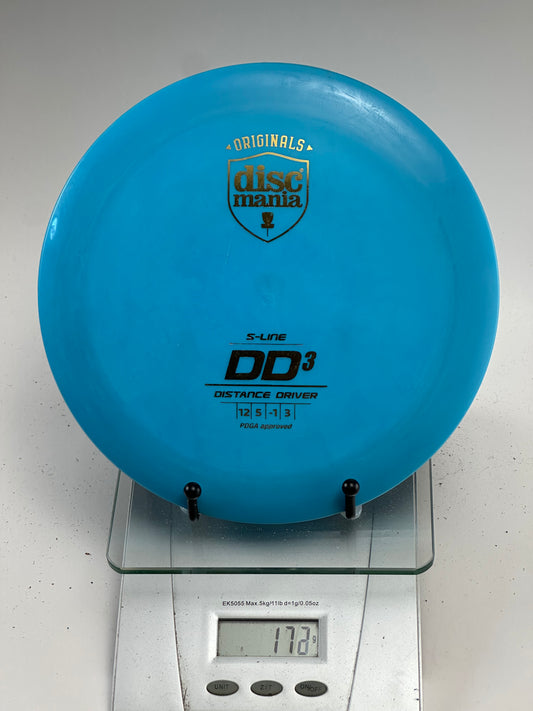 Discmania DD3 S-Line Distance Driver (Blue, Originals Shield Stamp)