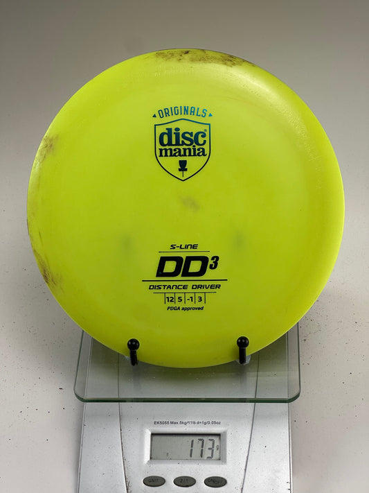 Discmania DD3 S-Line Distance Driver - Yellow