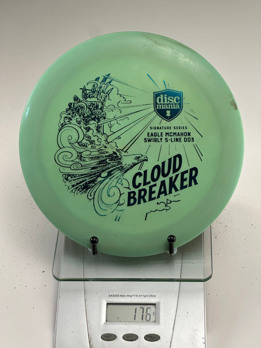 Discmania Cloud Breaker (DD3) Swirly S-Line – Eagle McMahon – Green