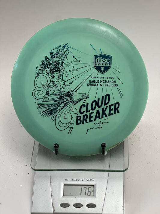 Discmania DD3 Cloud Breaker Swirly S-Line (Eagle McMahon) - Teal
