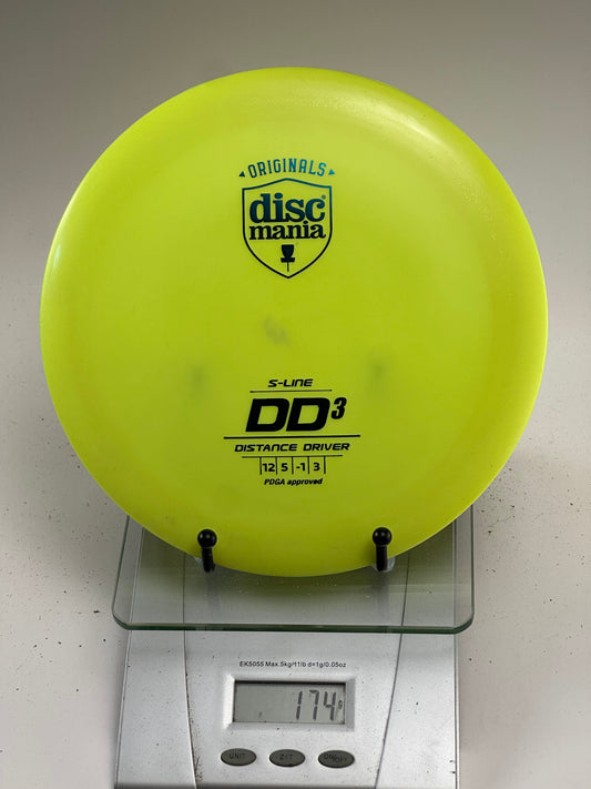 Discmania DD3 S-Line Distance Driver (Yellow)