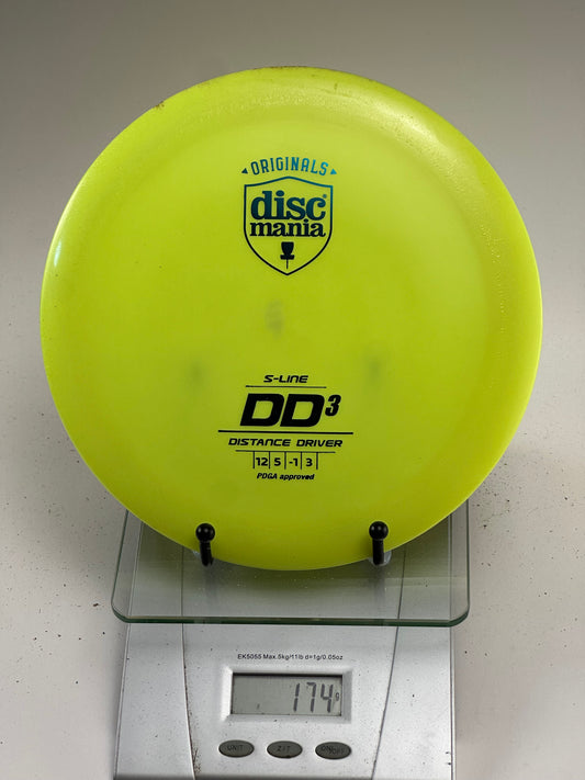 Discmania DD3 S-Line Distance Driver, Yellow