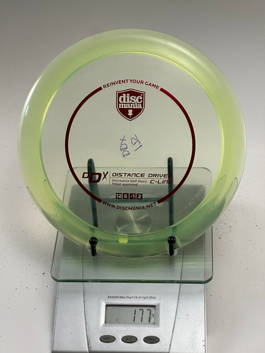 Discmania DDX C-Line Distance Driver – Translucent Yellow-Green
