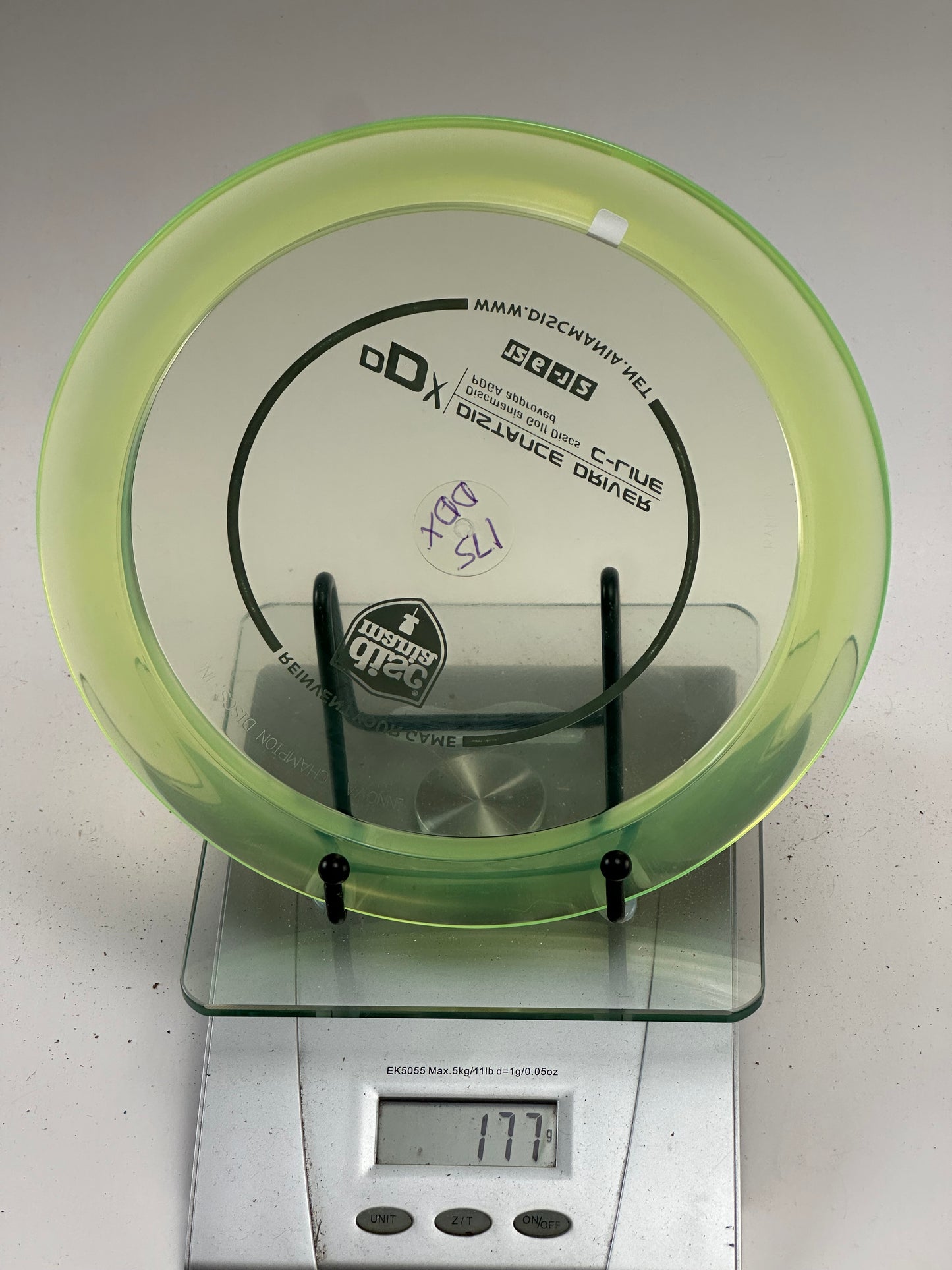 Discmania DDX C-Line Distance Driver – Translucent Yellow-Green