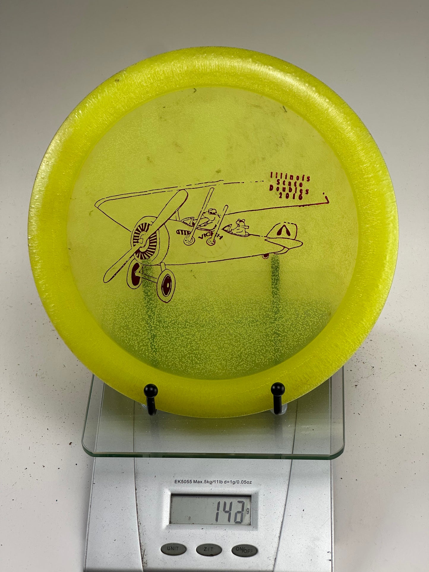 Discmania C-Line DDX Distance Driver (Translucent Yellow) Illinois State Doubles 2018