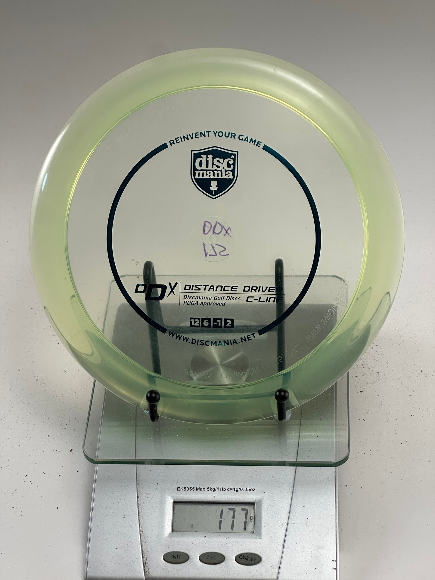 Discmania DDX C-Line Distance Driver - Translucent Yellow-Green
