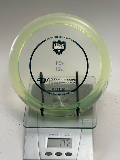 Discmania DDX C-Line Distance Driver - Translucent Yellow-Green