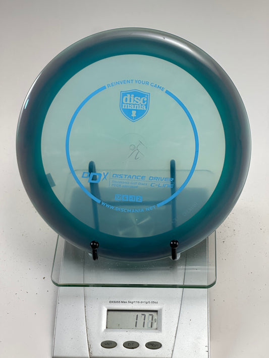 Discmania C-Line DDX Distance Driver – Transparent Teal