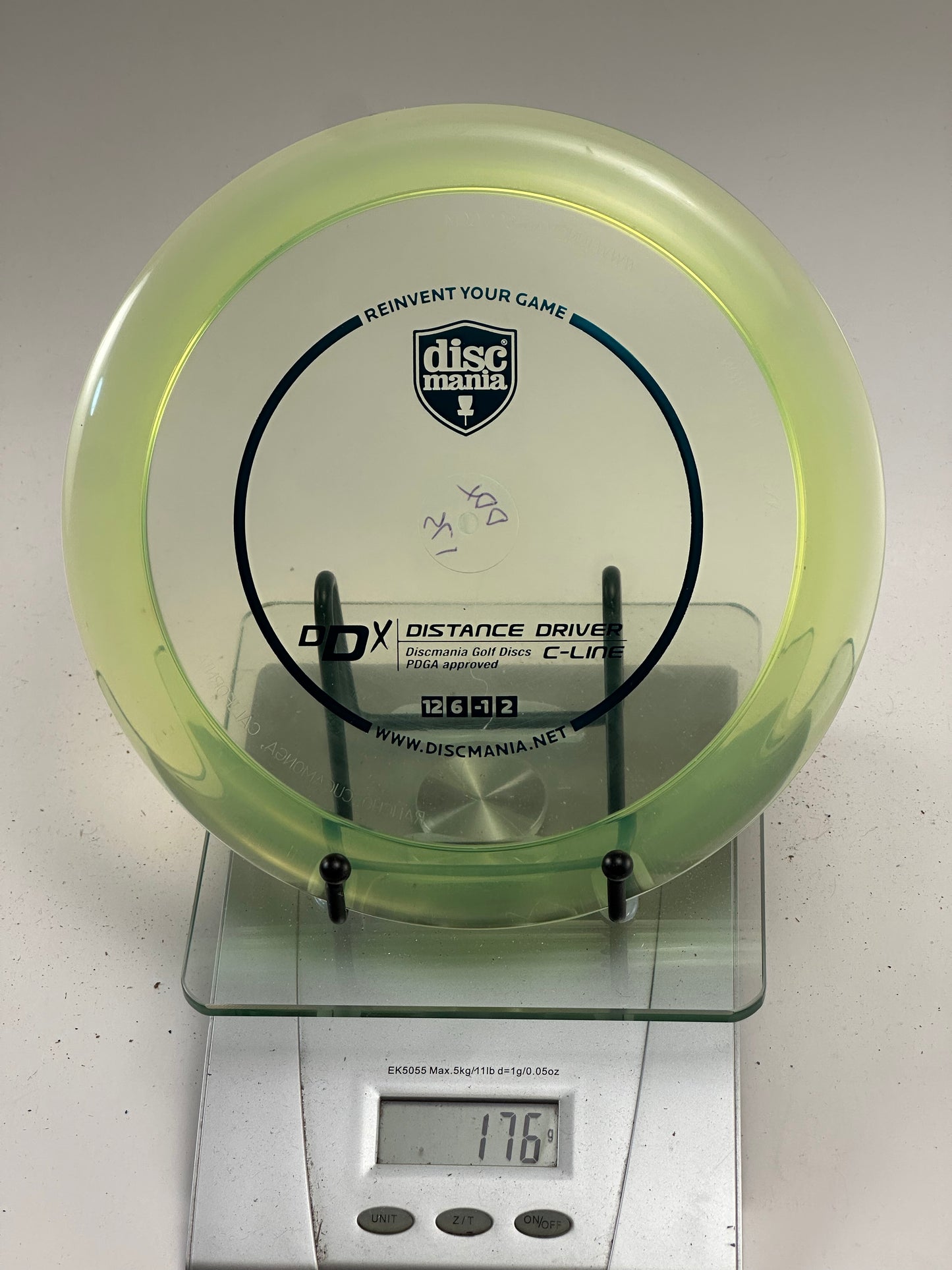 Discmania DDX C-Line Distance Driver – Translucent Yellow-Green