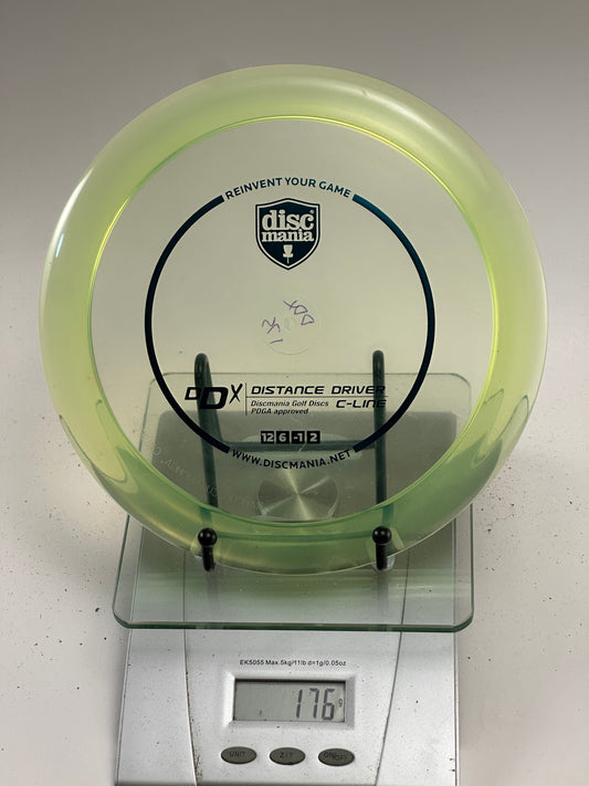 Discmania DDX C-Line Distance Driver – Translucent Yellow-Green