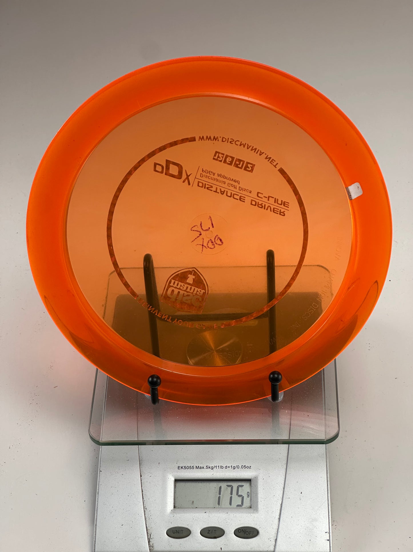 Discmania DDX C-Line Distance Driver | Translucent Orange