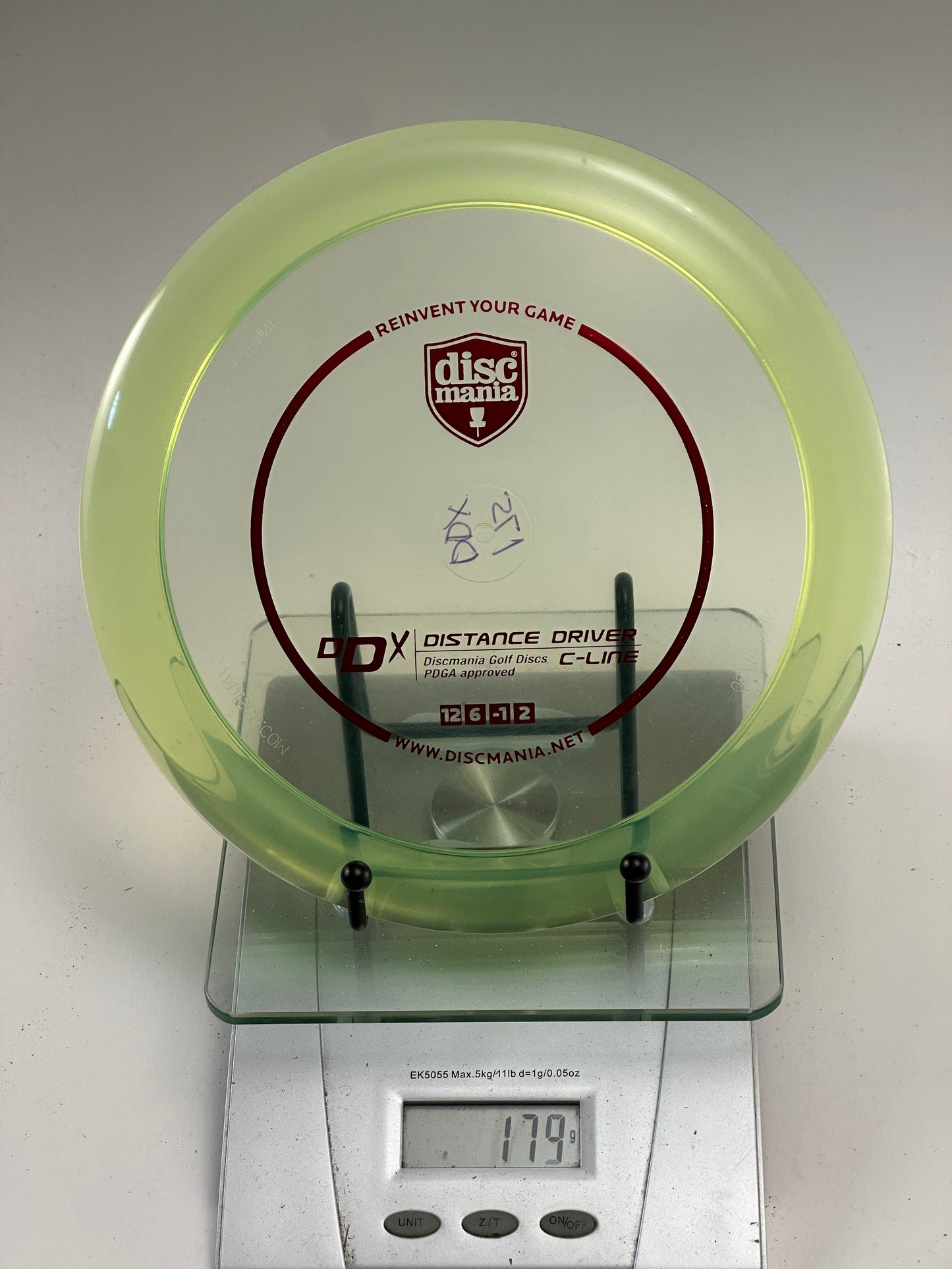 Discmania DDX C-Line Distance Driver – Translucent Yellow-Green