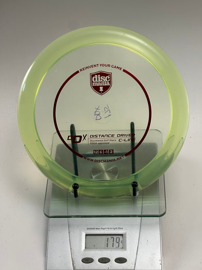Discmania DDX C-Line Distance Driver – Translucent Yellow-Green