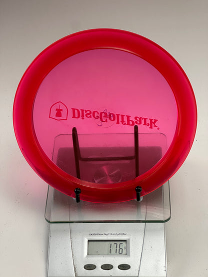 Discmania DDX C-Line Distance Driver, Transparent Pink, DiscGolfPark Stamp
