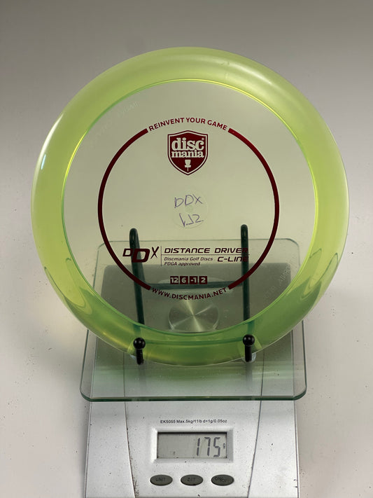 Discmania C-Line DDX Distance Driver (Translucent Yellow-Green)