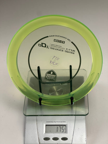 Discmania C-Line DDX Distance Driver (Translucent Yellow-Green)