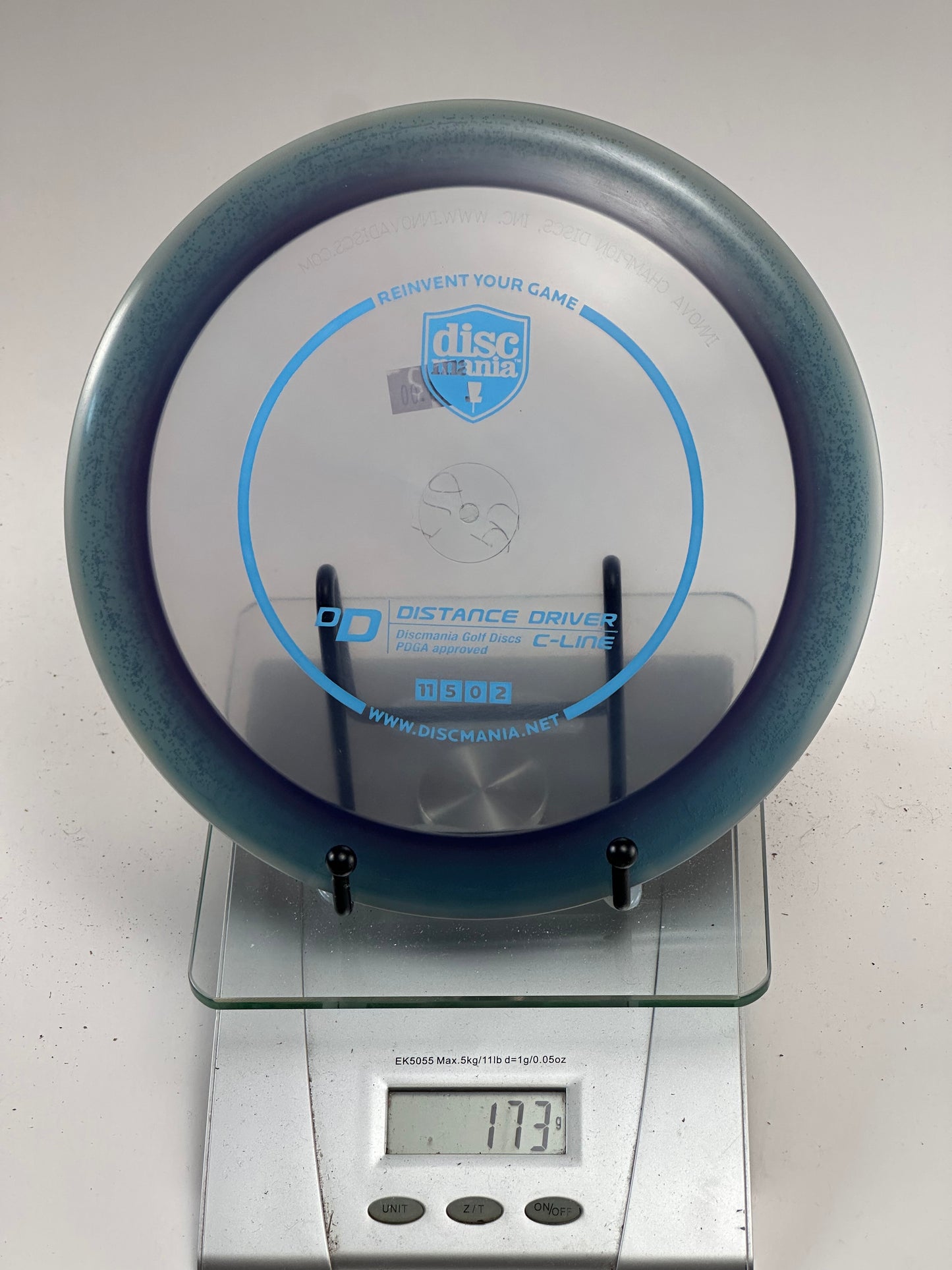 Discmania C-Line DD distance driver transparent blue