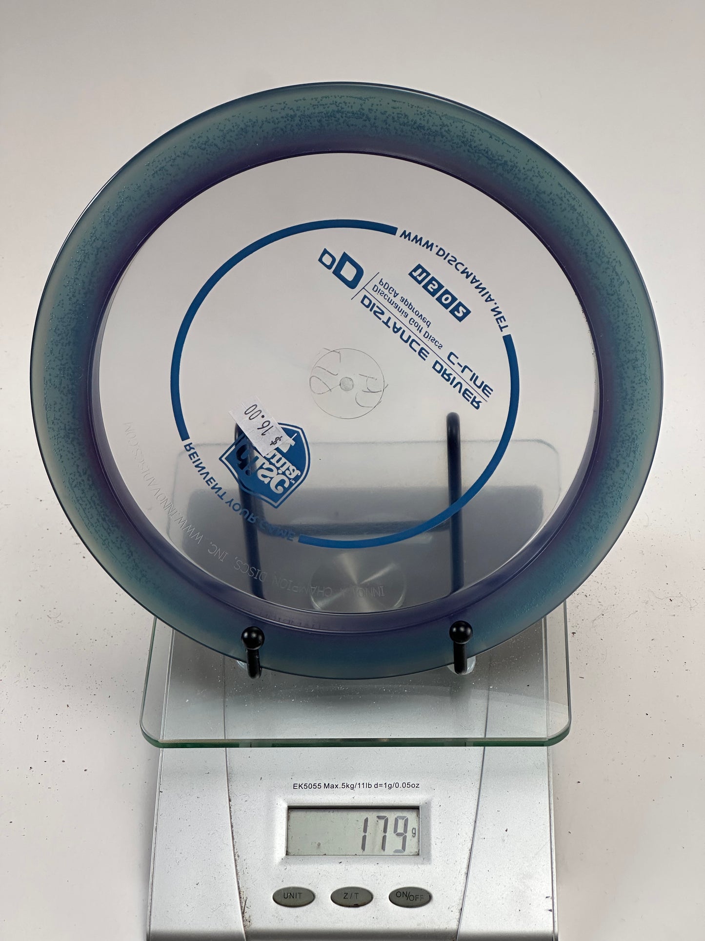 Discmania C-Line DD distance driver transparent blue