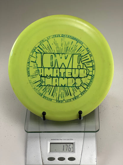 Discmania S-Line DD Distance Driver | Iowa Amateur Champs 2018 Stamp | Yellow