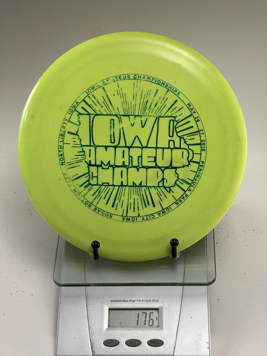 Discmania S-Line DD distance driver solid yellow Iowa Amateur Championships 2018