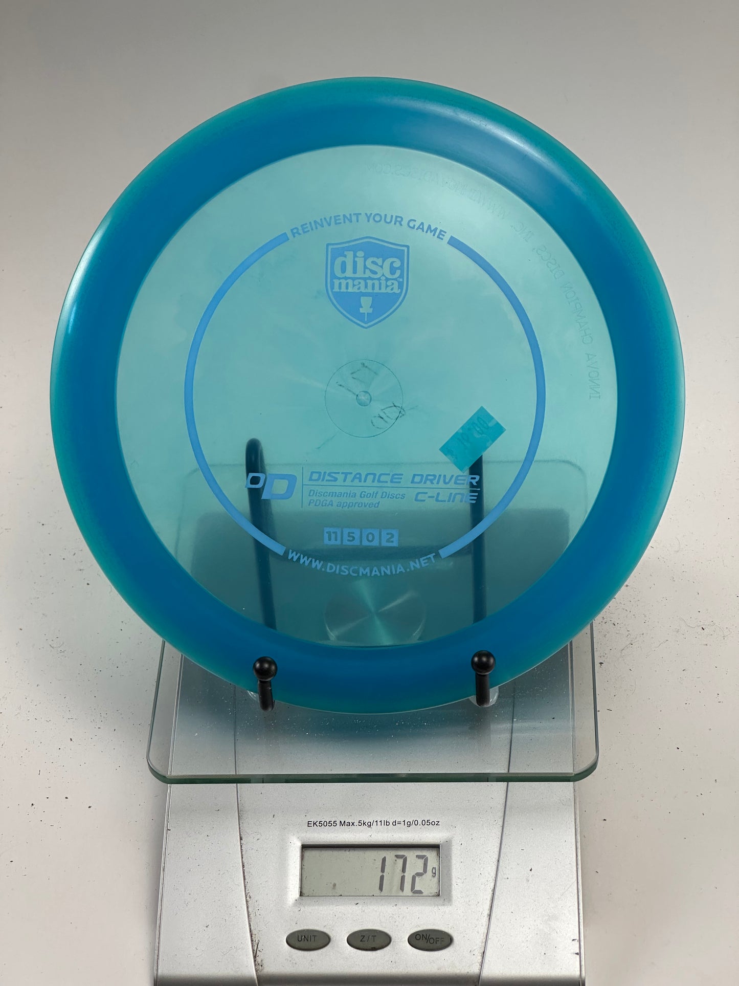 Discmania C-Line DD distance driver transparent blue
