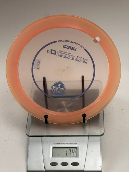 Discmania C-Line DD distance driver transparent orange rim