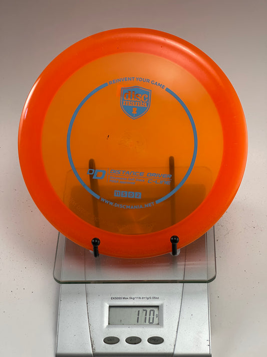 Discmania C-Line DD distance driver transparent orange rim