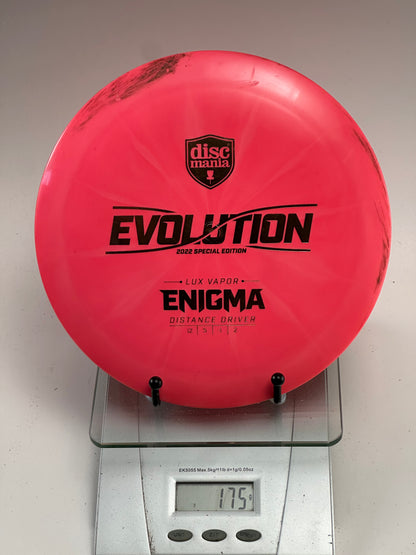 Discmania Enigma Lux Vapor (Evolution 2022 Special Edition) Distance Driver