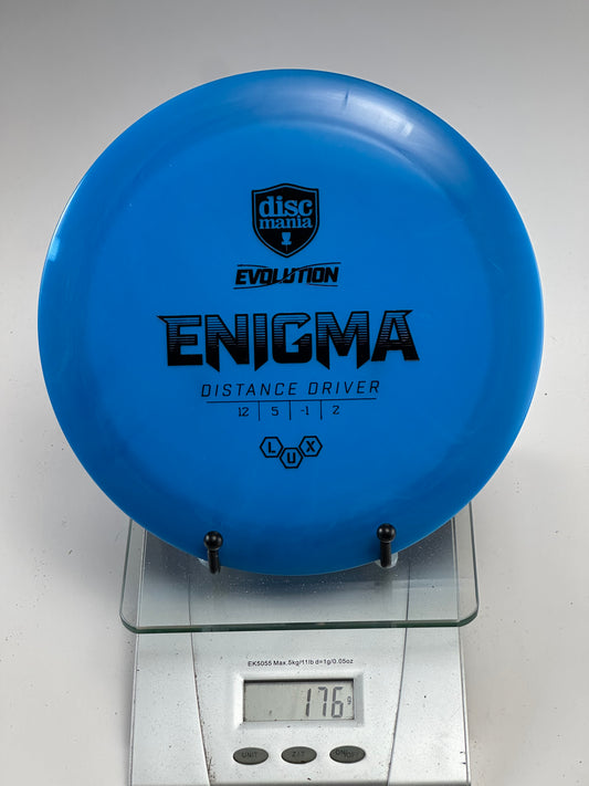 Discmania Evolution Enigma Lux Distance Driver (Blue, 176g)