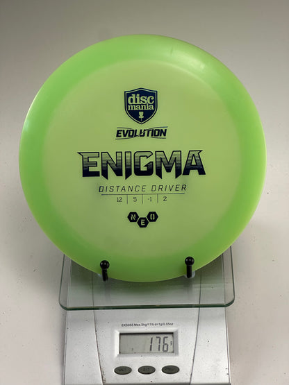 Discmania Neo Enigma Distance Driver (Translucent Light Green)
