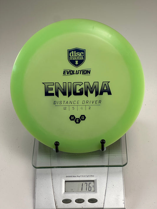 Discmania Neo Enigma Distance Driver (Translucent Light Green)