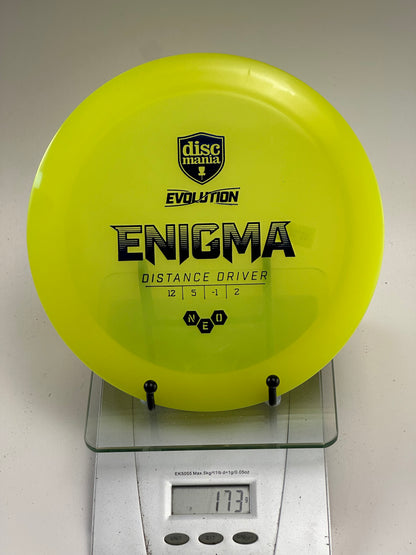 Discmania Neo Enigma Distance Driver 173g (Bright Yellow)