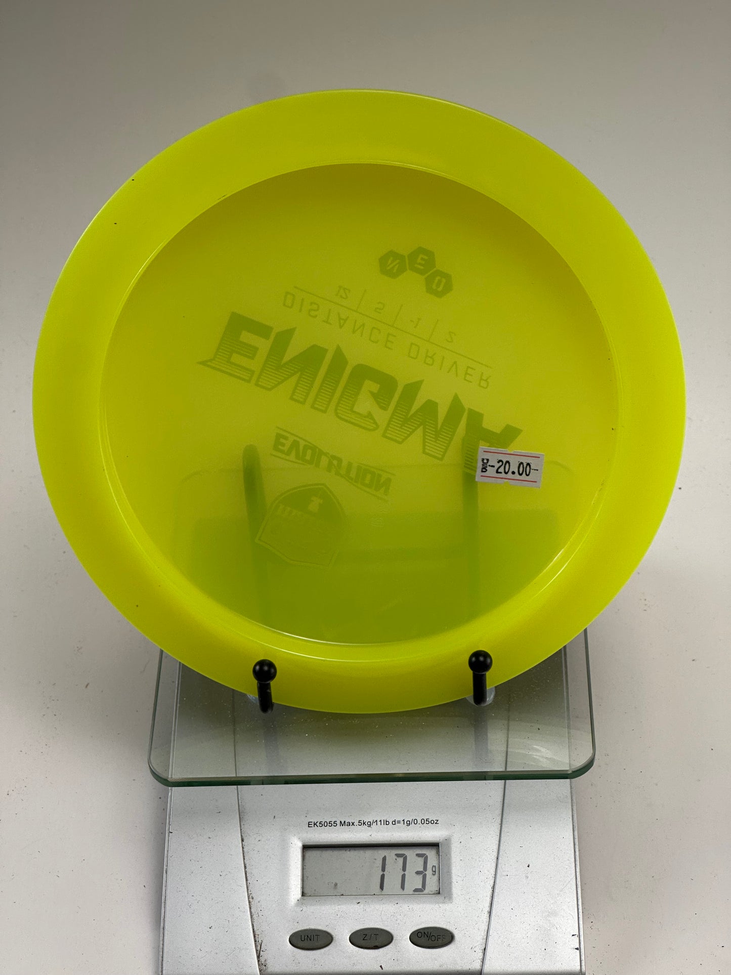 Discmania Neo Enigma Distance Driver 173g (Bright Yellow)