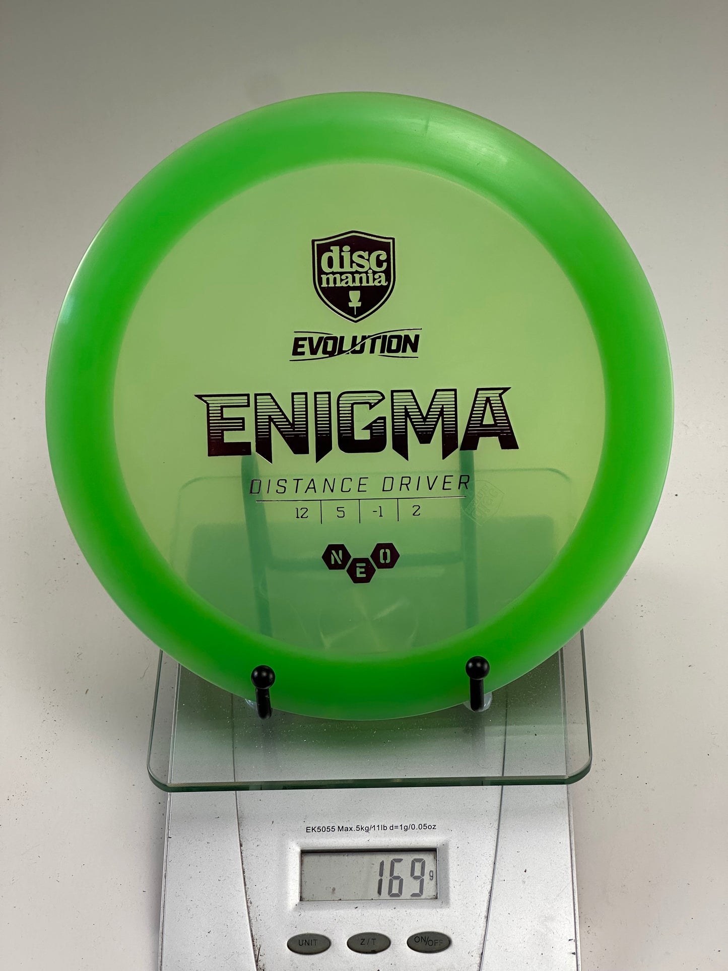 Discmania Evolution Neo Enigma Distance Driver (Green)