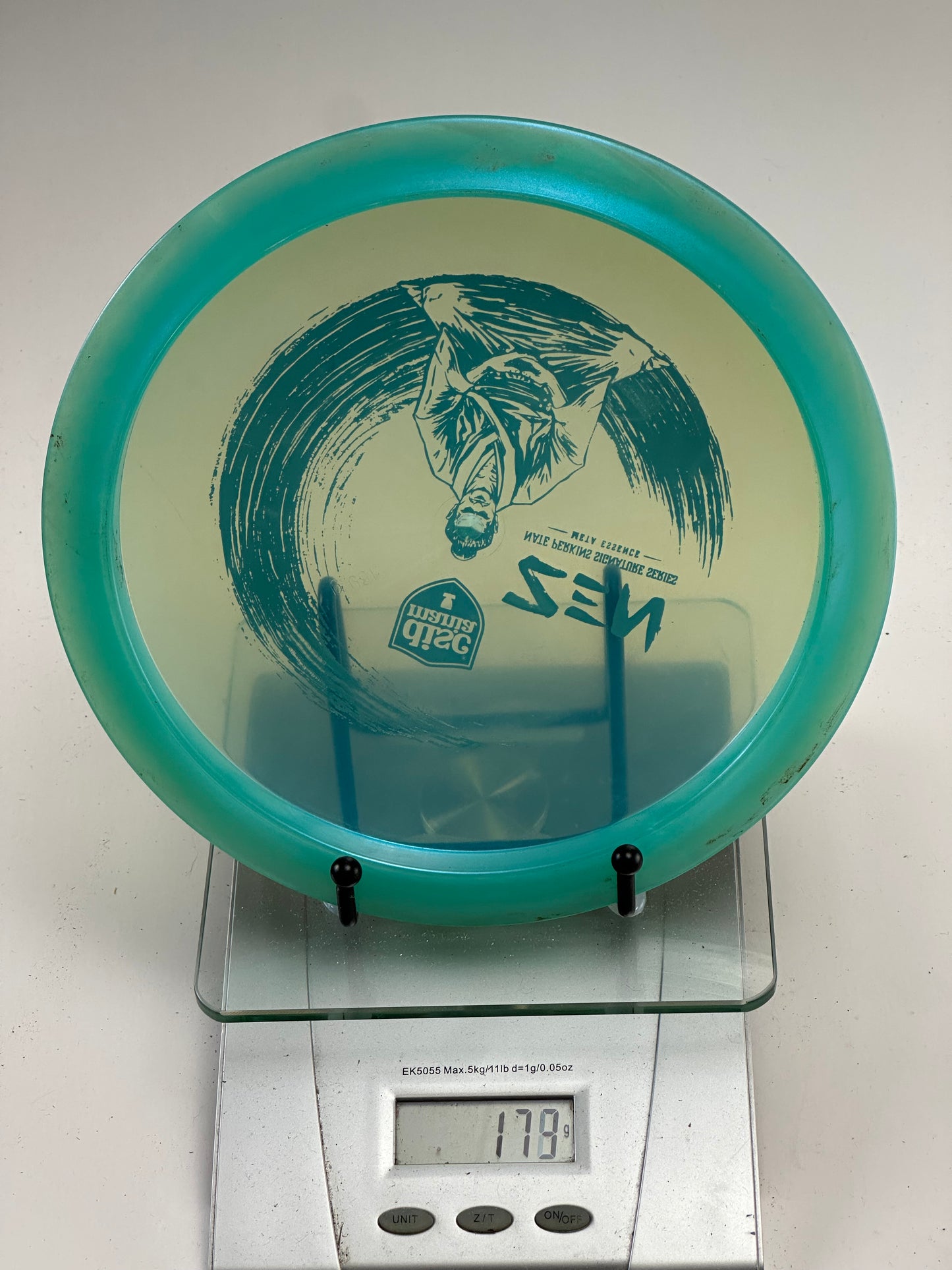 Discmania Meta Essence (Nate Perkins ZEN) – Translucent Blue w/ Aqua Rim